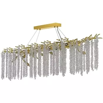 Подвесная люстра хрусталь Dio D`arte Tavenna Gold Tavenna H 1.5.120x40.100 G Dio D'Arte