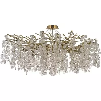 Подвесная люстра хрусталь Dio D`arte Tavenna Gold Tavenna H 1.5.100.102 G Dio D'Arte