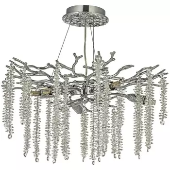 Подвесная люстра хрусталь Dio D`arte Tavenna Nickel Tavenna H 1.5.46.100 N Dio D'Arte