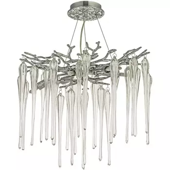 Подвесная люстра хрусталь Dio D`arte Tavenna Nickel Tavenna H 1.5.46.101 N Dio D'Arte