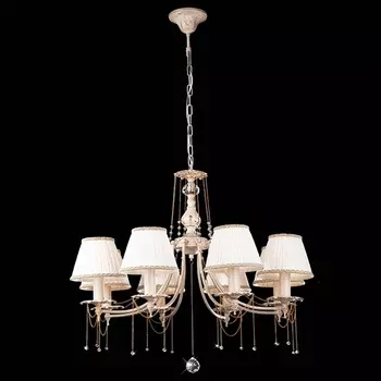 Подвесная люстра Dominique 10149/8 античная бронза/прозрачный (Eurosvet)