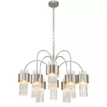 Подвесная люстра E14*40W Satin nickel Escada Garda 656/8PL