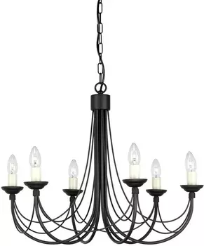 Подвесная люстра Elstead Carisbrooke CB6-BLACK