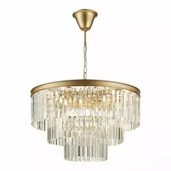 Подвесная каскадная люстра ST Luce Ercolano SL1624.203.12 с подвесками