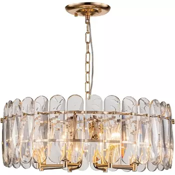 Подвесная люстра хрусталь Escada Arabana 2114/8S E14*40W Gold