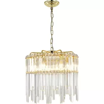 Подвесная люстра Escada Odegard 2105/8S 8x40Вт E14, металл/хрусталь, золото