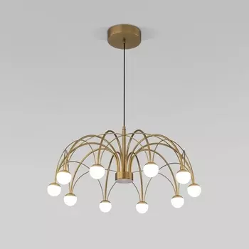 Подвесная люстра Eurosvet Ragno 90030/10 LED золото шарики