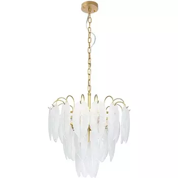 Подвесная люстра Arte Lamp Evie A4052LM-6SG листья