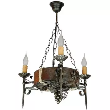 Подвесная люстра факел Тарьсма Лоза-3 KN3LPTRH