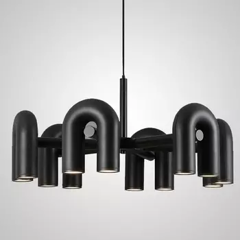 Подвесная люстра светодиодная Fanny 12 Black ImperiumLoft Fanny01 (192008-23)