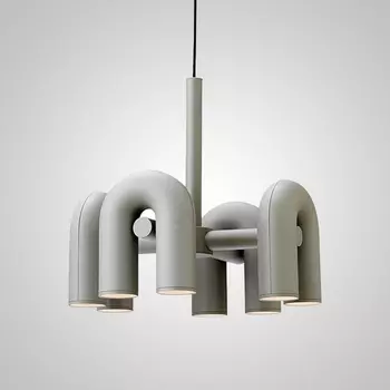 Подвесная люстра светодиодная Fanny 8 Grey ImperiumLoft Fanny01 (192005-23)