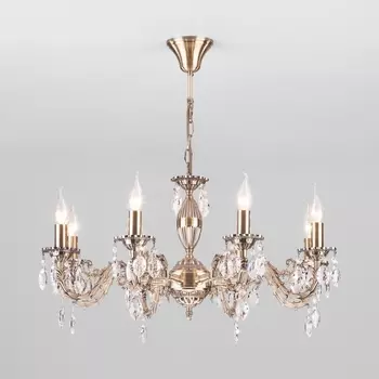 Подвесная люстра 10102/8 Eurosvet Favola античная бронза