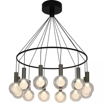 Подвесная люстра светодиодная Favourite Kula 4378-12P в форме шара
