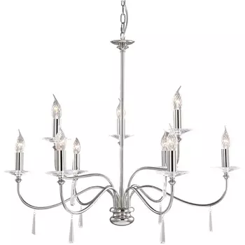 Подвесная люстра Finsbury Elstead Park FP9-POL-NICKEL