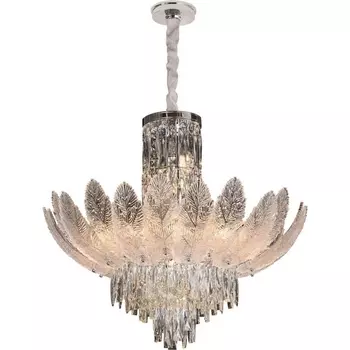 Подвесная люстра хрусталь Fluorite Florens FL1055-19P