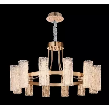 Подвесная люстра хрусталь светодиодная Fluorite Inverno FL1089-12P