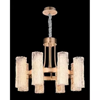 Подвесная люстра хрусталь светодиодная Fluorite Inverno FL1089-8P