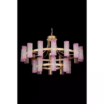 Подвесная люстра хрусталь светодиодная Fluorite Inverno FL1090-24P