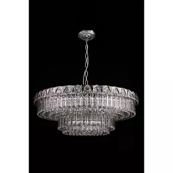 Подвесная люстра хрусталь Fluorite Normandie FL1085-21P