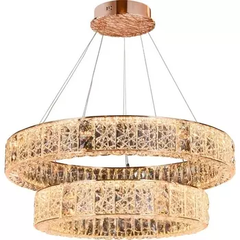 Подвесная люстра хрусталь светодиодная Fluorite Ravissement FL1057-14P