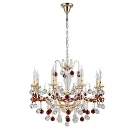 Подвесная люстра FRUTA SP8 GOLD (Crystal Lux)