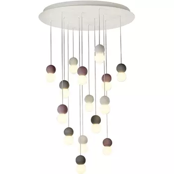 Подвесная люстра Mantra Galaxia 7620 шарики с подвесками