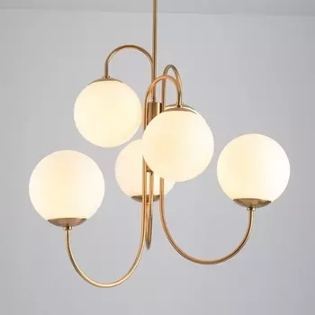 Подвесная люстра Gooseneck Pelle Chandelier ImperiumLoft 40,2347 (123402-22)