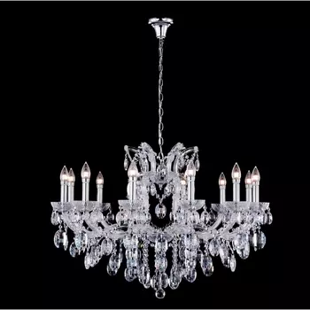 Подвесная люстра Crystal Lux HOLLYWOOD SP12 CHROME подсвечник