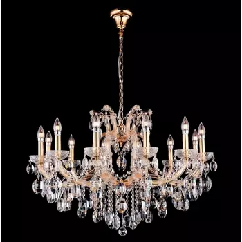 Подвесная люстра Crystal Lux HOLLYWOOD SP12 GOLD подсвечник