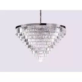 Подвесная люстра хрусталь 31143/S nickel (Newport)