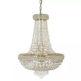 Подвесная люстра хрусталь Bari E 1.5.45.400 G (Dio D'Arte)