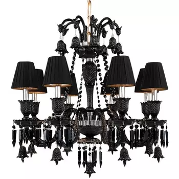 Подвесная люстра хрусталь Delight Collection Moollona MD11027010-8A black DeLight Collection