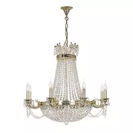 Подвесная люстра хрусталь Lodi E 1.6.8.300 G (Dio D'Arte)