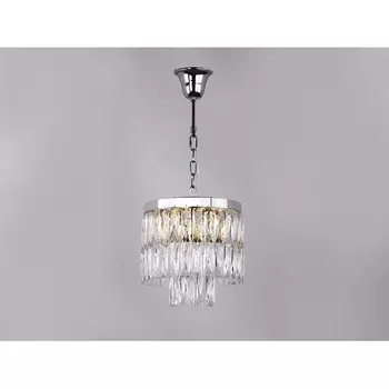 Подвесная каскадная люстра хрустальная Newport 10120 10125/C