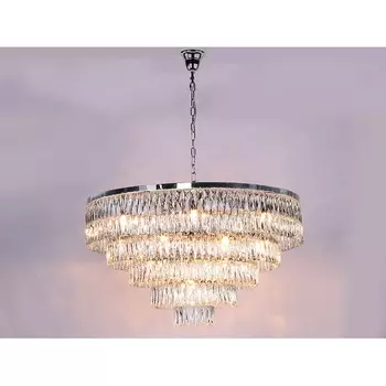 Подвесная каскадная люстра хрустальная Newport 10120 10129+17/C