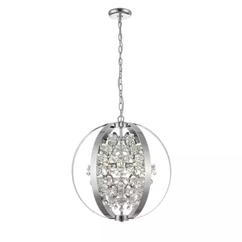 Подвесная люстра хрустальная Simple Story 1021 1021-5PL в форме шара