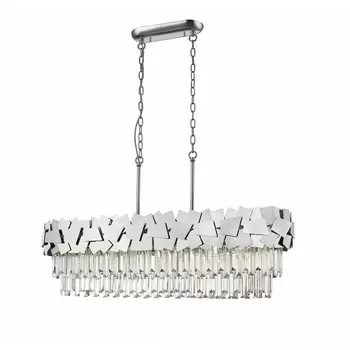 Подвесная каскадная люстра хрустальная Simple Story 1032 1032-7PL с подвесками