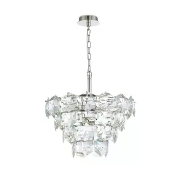 Подвесная каскадная люстра хрустальная Simple Story 1098 1098-6PL