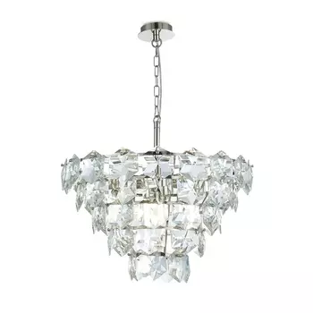 Подвесная каскадная люстра хрустальная Simple Story 1098 1098-9PL