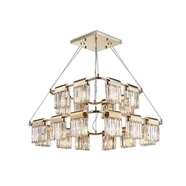Подвесная люстра хрустальная 4212+8/C gold (Newport)