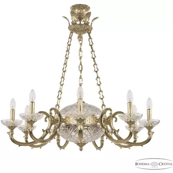 Подвесная люстра хрустальная 72009P/9/250 G PAL Y8 (Bohemia)