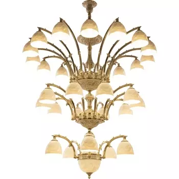 Подвесная люстра хрустальная 72111P/5+10+15/420/3d P1 Bohemia Verona GW D Angel