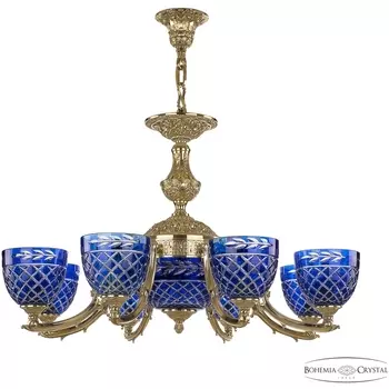 Подвесная люстра хрустальная 72211P/8/210 P1 U Clear-Blue/H-1J Bohemia Verona G