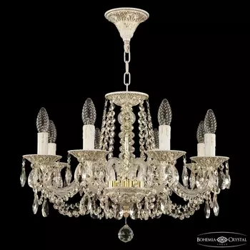 Подвесная люстра хрустальная AL16302/8/195 WMG Bohemia AL1602 в виде свечи