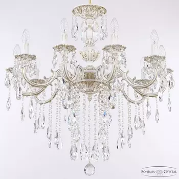 Подвесная люстра хрустальная AL78101/10/250 WMG Bohemia AL7801 B в виде свечи