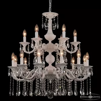 Подвесная люстра хрустальная AL78101/12+6/250/2D A WG Bohemia AL7801