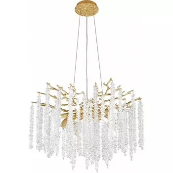 Подвесная люстра хрустальная Arte Milano Milan23 239801/D600/8/A Gd