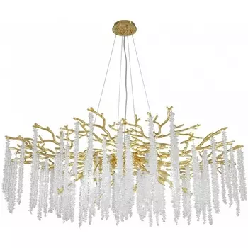 Подвесная люстра хрустальная Arte Milano Milano-1 23110.1200.18.E14.A GD