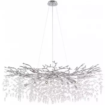 Подвесная люстра хрустальная Arte Milano Milano-1 23110.1200.18.E14.B CR