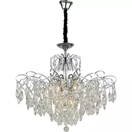 Подвесная люстра хрустальная Berta 1038/09/08P (Stilfort)